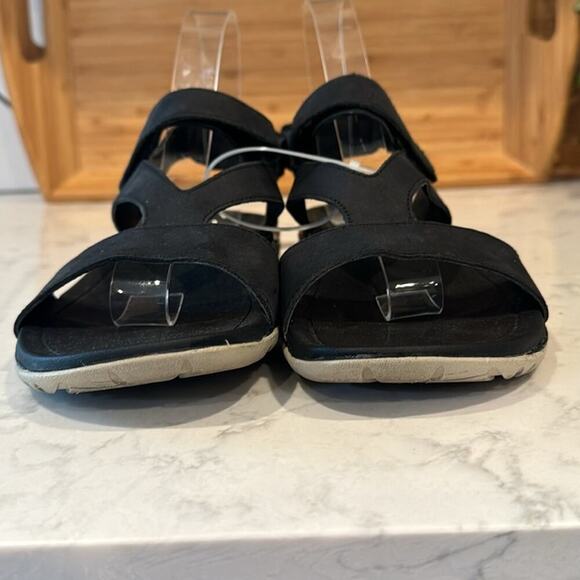 Merrell Trailway Backstrap Leather BLACK gorpcore hiking camping walking size 8 - Picture 4 of 10